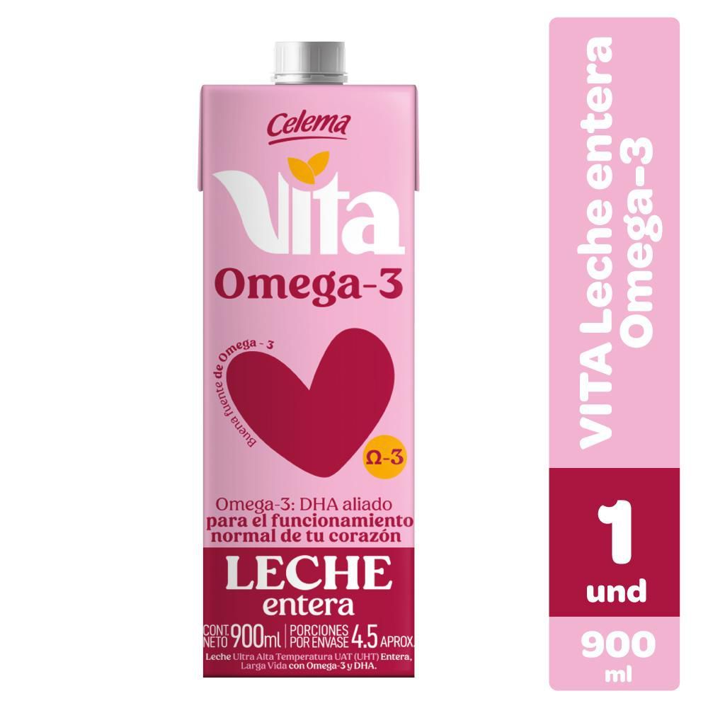 Imagen de Leche CELEMA entera omega 3 (900  ml)
