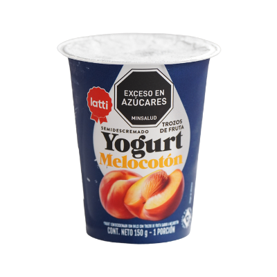 Imagen de YOGURT CON FRUTA MELOCOTON LATTI 150G
