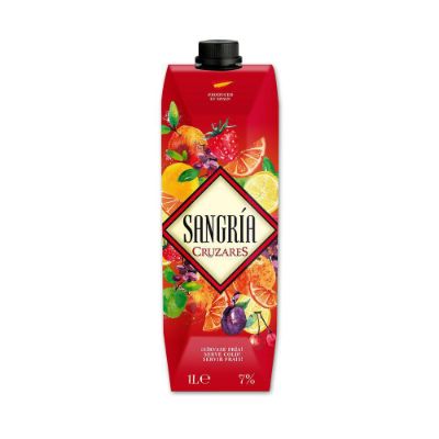 Imagen de Sangría CRUZARES MARCA EXCLUSIVA sabor afrutado (1000  ml)