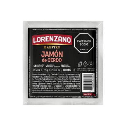 Imagen de Jamón  LORENZANO de cerdo (225  gr)