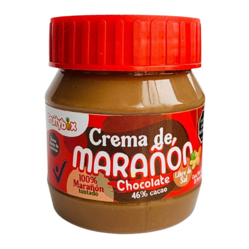 Imagen de Crema de marañón FRUITYBIOX chocolate 46% x250 g