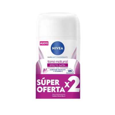 Imagen de Desodorante NIVEA stick aclarado efecto satín (100  gr)