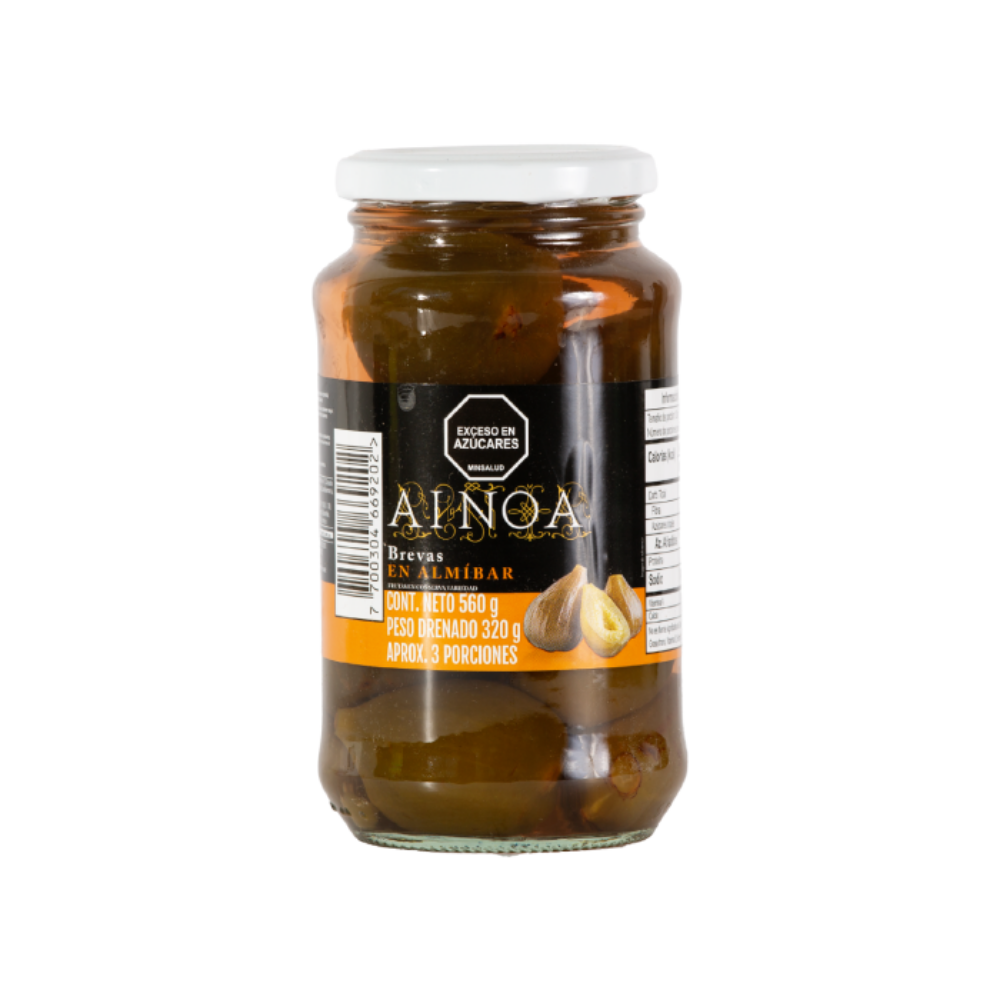 Imagen de BREVAS ENTERAS EN ALMIBAR AINOA 560 G X 1 UND...
