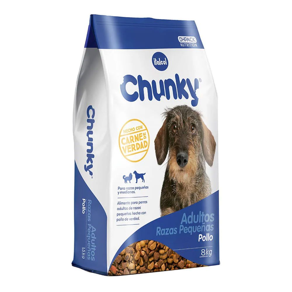 Imagen de Alimento para perro CHUNKY adultos razas pequeñas x8000 g