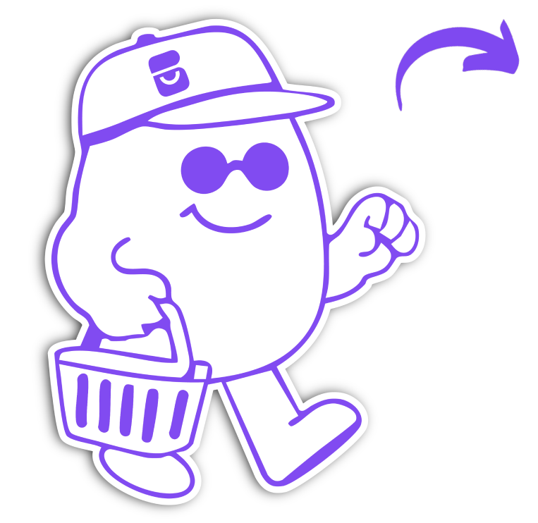 Mascota Merkko caminando